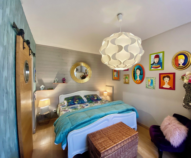 Bedroom 4, Le Cocon Bohème - Espace bien être avec Spa - Piscine chauffée, Dordogne