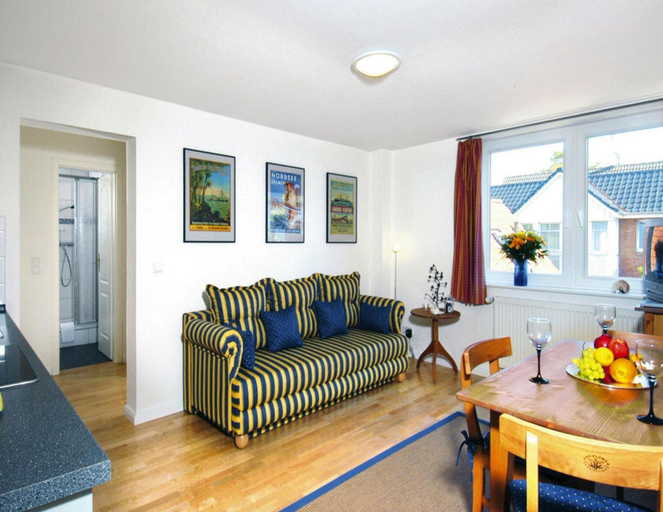 Living room, Gemutliche Ferienwohnung an der Strandpromenade in Wyk auf Fohr, Nordfriesland