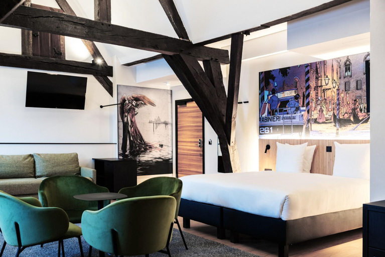 Bedroom 2, Comic Art Hotel, Oost-Vlaanderen