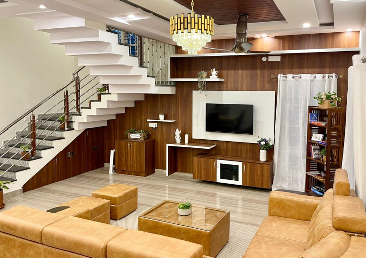 Shared lounge/TV area, Vasudha, Bangalore