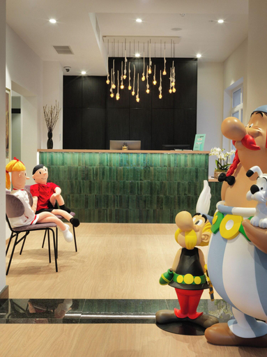 Public Area, Comic Art Hotel, Oost-Vlaanderen