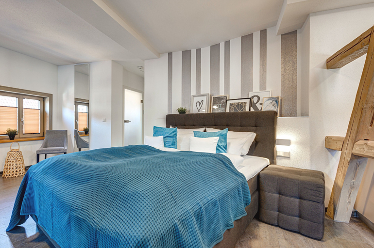 Bedroom 3, Luxus Hostel Rabe Mühlhausen, Unstrut-Hainich-Kreis