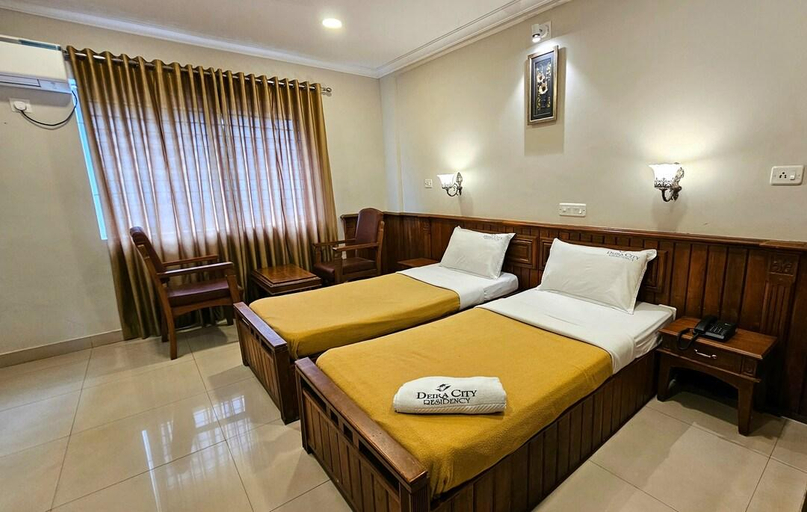 Bedroom 2, Deira City Residency, Kasaragod