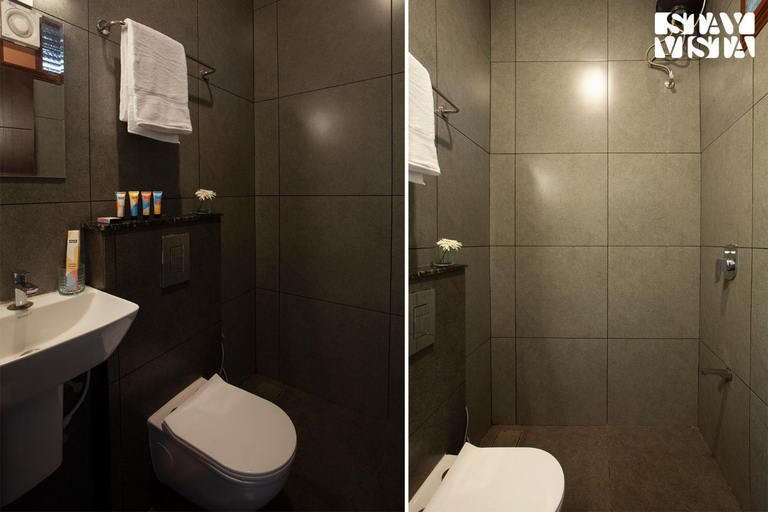 Bathroom 4, StayVista at Palm Tree Homes with BBQ Grill & Pet Friendly Home, Wayanad
