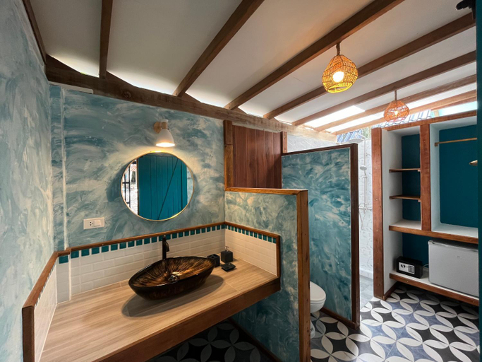 Bathroom 3, Heaven Beach Eco resort & Art, Muang Ranong