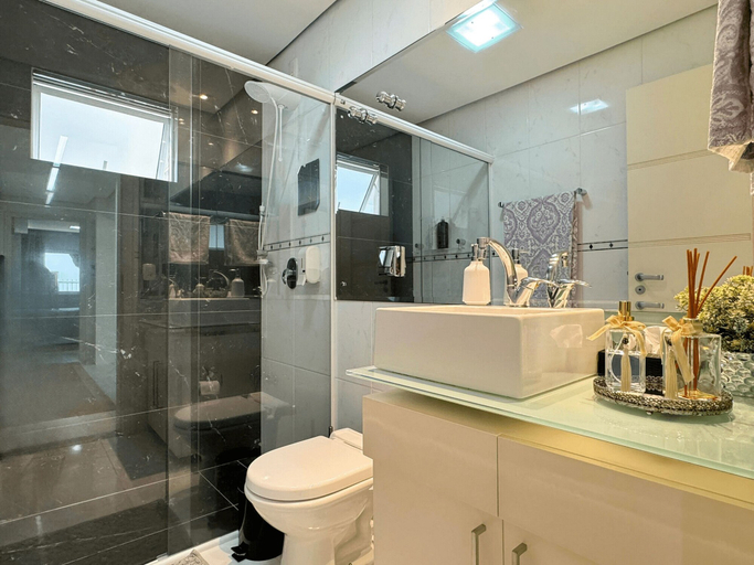 Bathroom 4, Casa Moderna e Aconchegante, Florianopolis