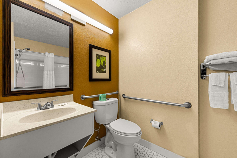 Bathroom 4, Suburban Studios Winston-Salem near Hanes Mall, Forsyth