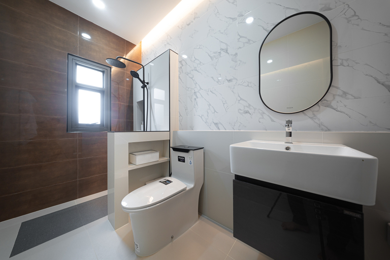 Bathroom 4, Songmee Pool Villa Nikompattana, K. Nikhom Pattan