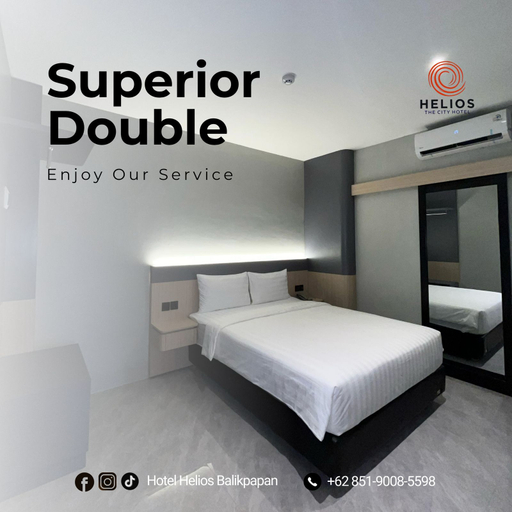 Helios City Hotel Balikpapan Room Type - Superior Double Room