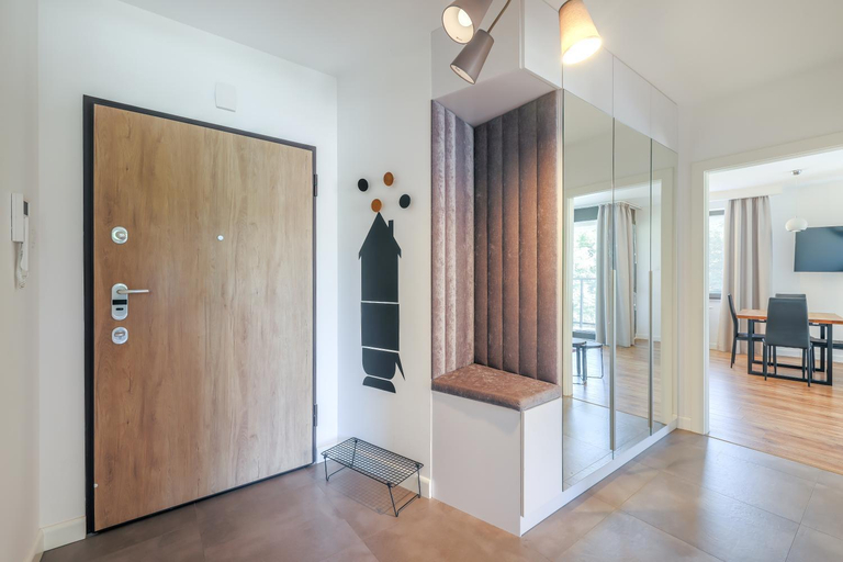Bedroom, ApartMate- Heart of Oldtown Apartment- sauna & security, Gdańsk City