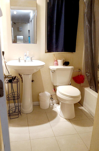 Bathroom 2, We are in this together, Orange