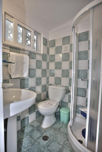 Bathroom 3, Venus Beach Hotel Nea Stira, Central Greece