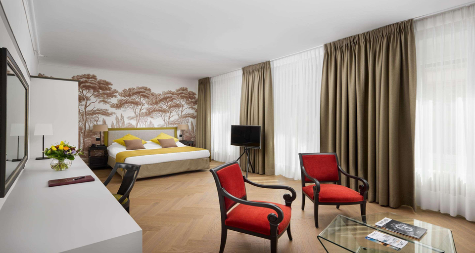 Bedroom 2, Hotel Victoria, Lausanne