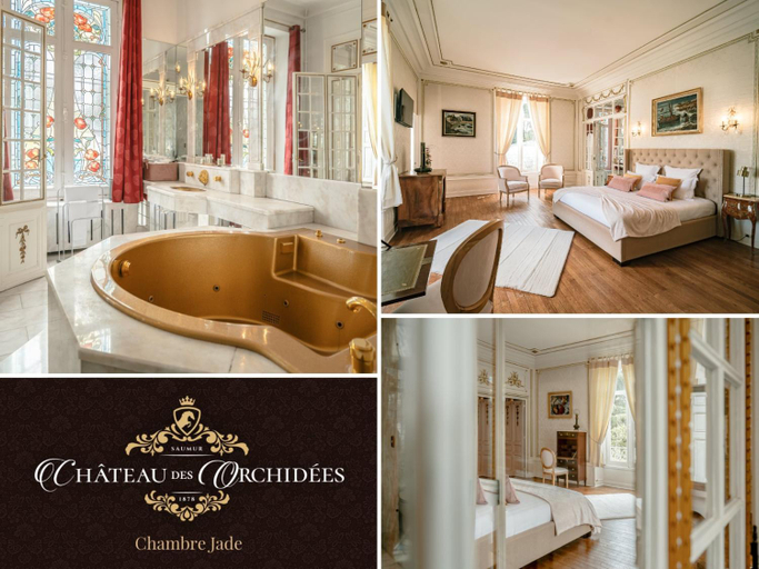 Bathroom 3, Chateau des Orchidees Stay in a French Castle, Maine-et-Loire