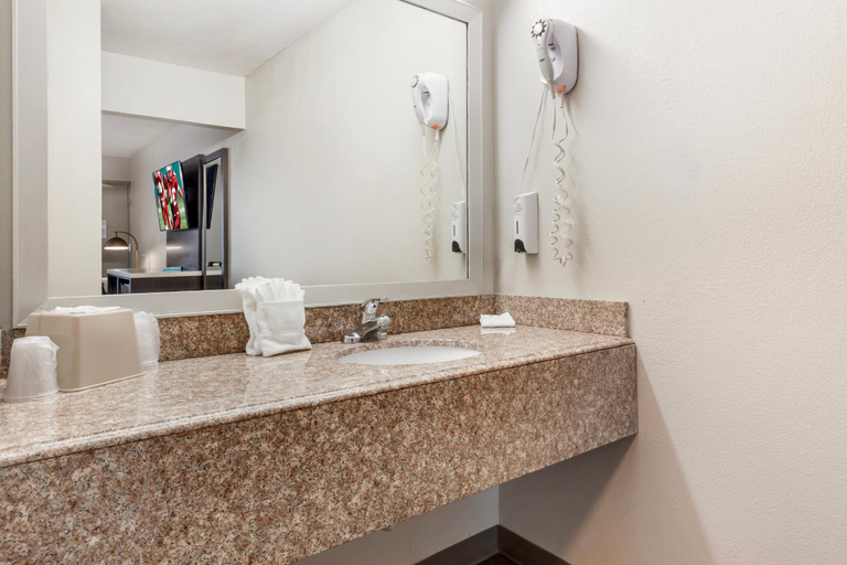 Bathroom 4, Red Roof Inn Dunn, Harnett