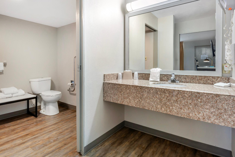 Bathroom 4, Red Roof Inn Dunn, Harnett