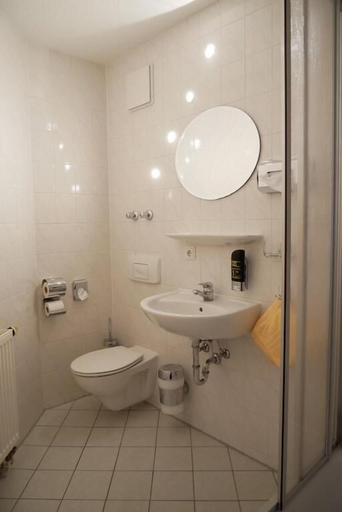 Bathroom 5, Hotel Garni Brauhof Niederwiesa, Mittelsachsen