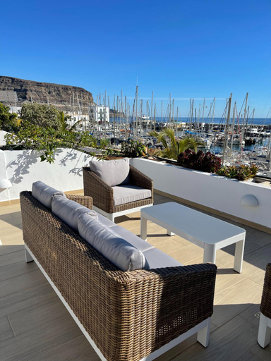 View 5, Front Line Marina Apartment With Roofterrace, Las Palmas
