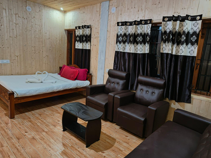 Bedroom 3, Manna Wooden House, Dindigul