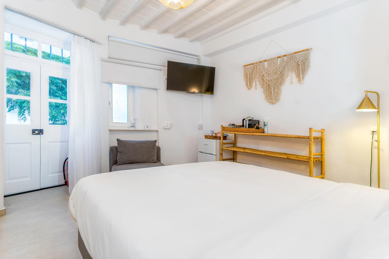 Bedroom, Skepi Boutique Rooms in Mykonos Town, South Aegean