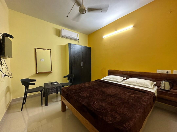 Bedroom, The Kaya Inn Srirangam, Tiruchirappalli