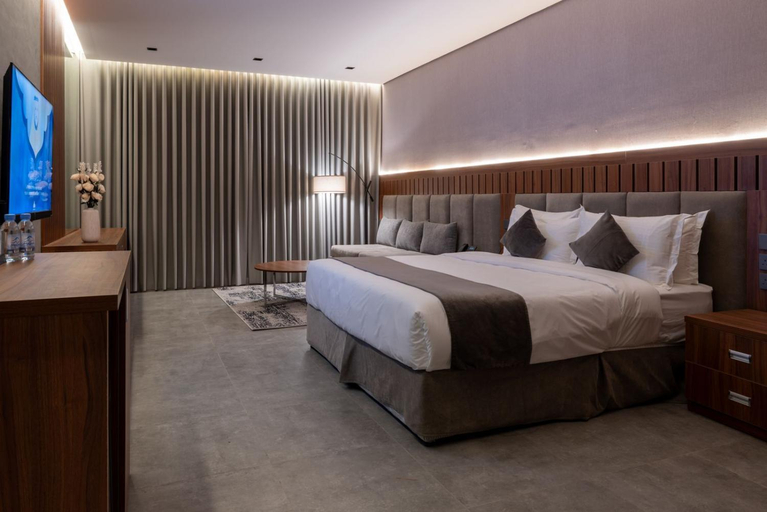 Bed, شقق ركاز Rakaz Apartments, Al Madinah Al Munawwarah
