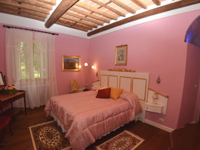 Bedroom 3, Villa in Uzzano with Private Pool Garden, Pistoia