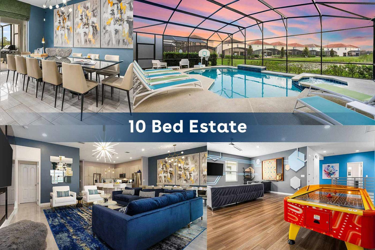 Food & Drinks 4, Luxe Villa Near Parks with Theater, Arcade & Dino BR, Polk