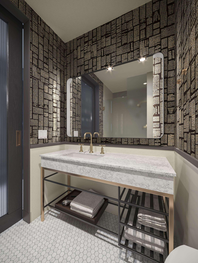 Bathroom 4, The Slate Denver, Tapestry Collection by Hilton, Denver