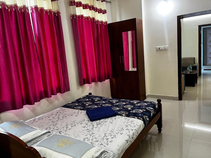 Bedroom 2, Benziger Apt, Kanniyakumari