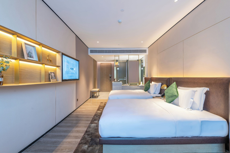Bedroom 2, Echarm Plus Hotel Ouzhuang Metro Station Branch, Guangzhou