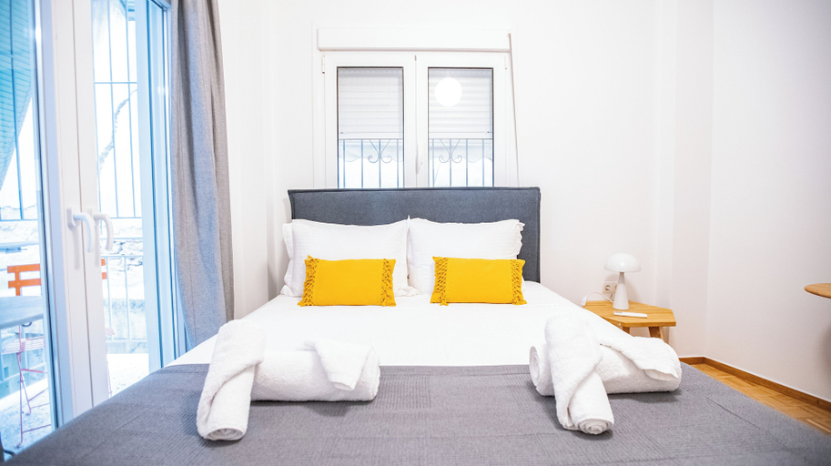 Bedroom 2, Eclectic Chic Thissio Apartment, Attica