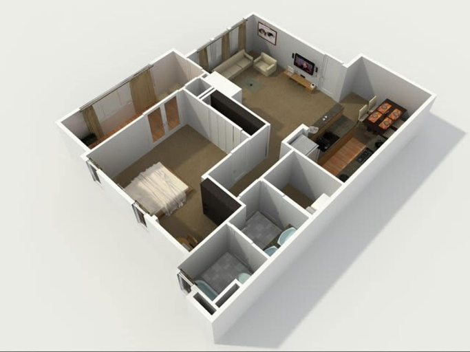 Room 3, New Cozy Stylish 1BR With Heated Pool Relaxing Spa Sauna, Washoe