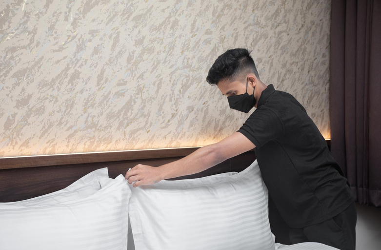 Bedroom, supreme stay, Chennai