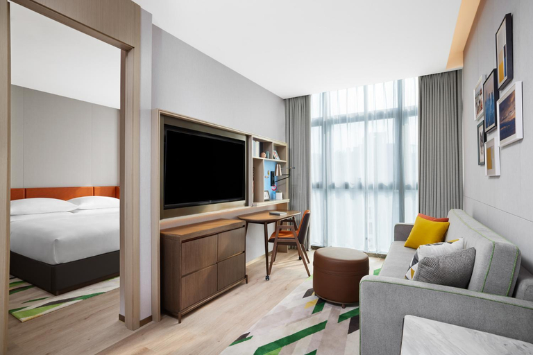 Bedroom 2, Home2 Suite by Hilton Shenzhen Bao'an, Shenzhen
