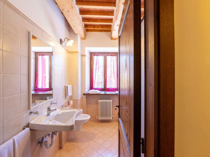 Bathroom 3, Country House in Marche with Pool  Views, Pesaro E Urbino