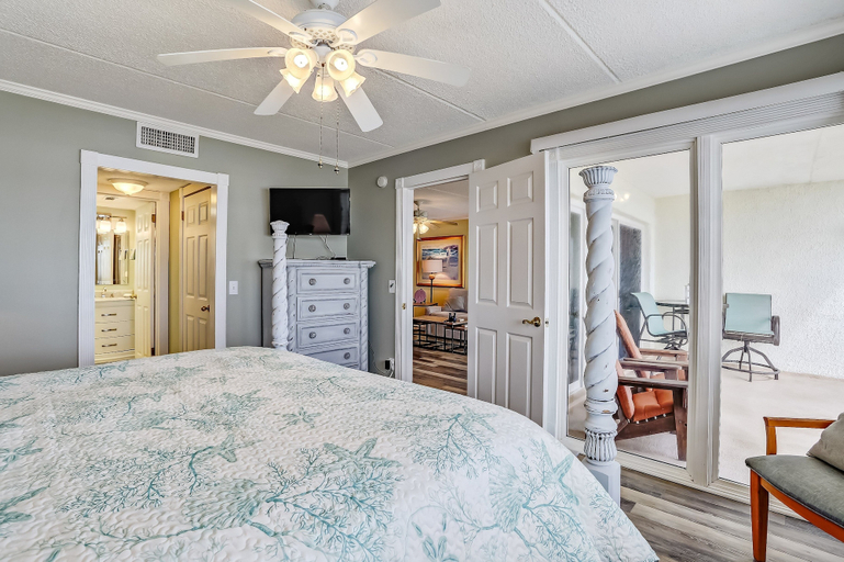 Bedroom 3, Ocean and Amelia Island View Condo with Oceanside Pool Access by RedAwning, Nassau