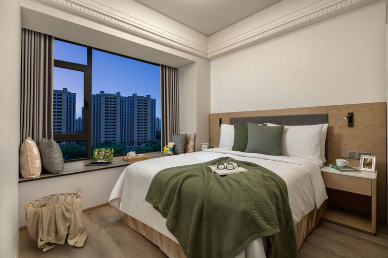 Bedroom, Somerset Star River Minhang Shanghai, Shanghai