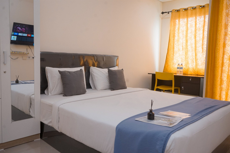 Bedroom 1, Convenient Studio Apartment At B Residence, South Tangerang