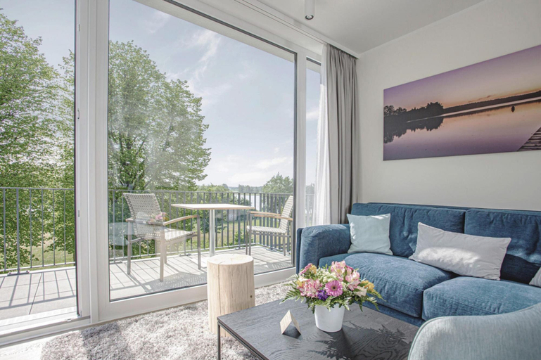 Living room 3, Appartements im Maremuritz Yachthafen Resort, Mecklenburgische Seenplatte