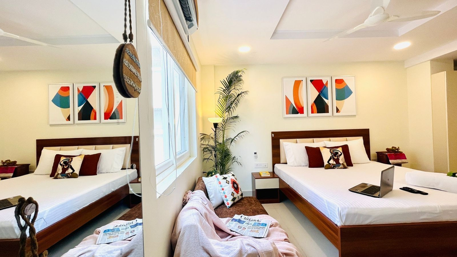 Bedroom 3, Olive Serviced Apartment Gachibowli, Hyderabad