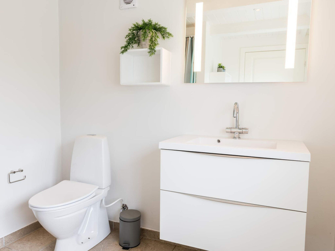 Bathroom, 5 Star Holiday Home in Norre Nebel, Varde