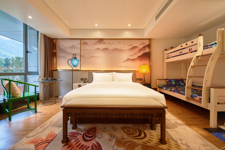 Bedroom 3, GINLAN JIA· XIN'ANJIANG RESORT, Hangzhou