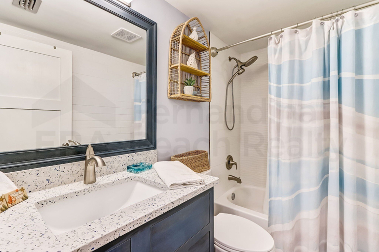 Bathroom 4, High End Coastal Feel Condo with Access to Beachside Pool by RedAwning, Nassau
