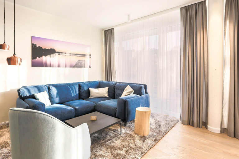 Living room 2, Apartments im Maremuritz Marina Resort, Mecklenburgische Seenplatte