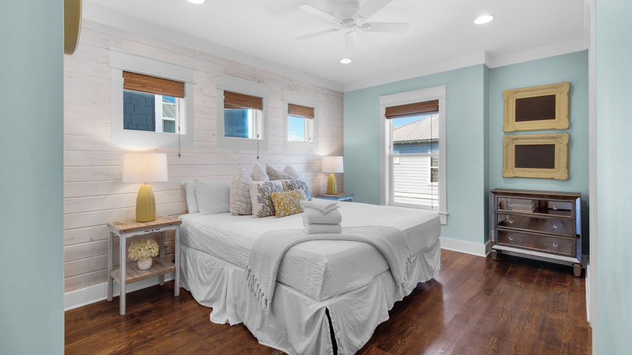 Bedroom 2, Beachy Chic Home Prime Location Seacrest! 2 Minute Walk to Pool!, Walton