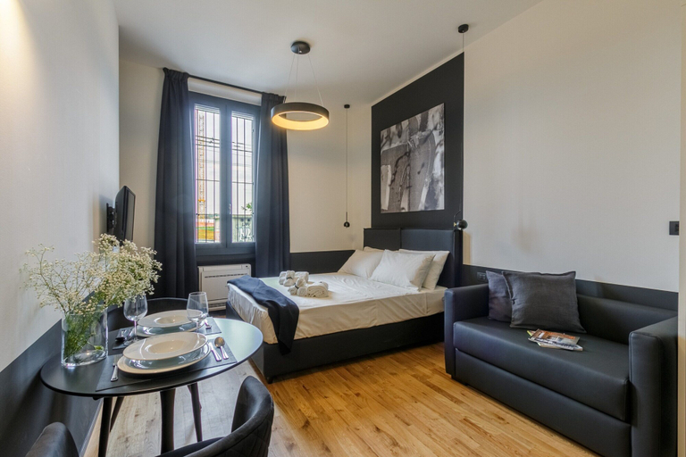 Room 2, Chic Studio in Historical Bovisa, Milan, Milano