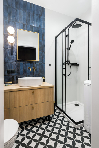 Bathroom 4, Zabrska 15 by Kairos Apartments, Siemianowice Śląskie