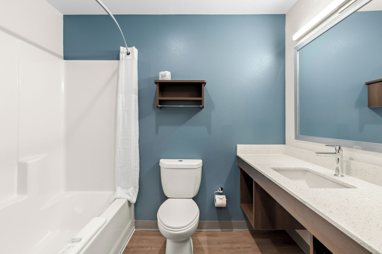 Bathroom 4, Woodspring Suites Palmdale - Lancaster, Los Angeles