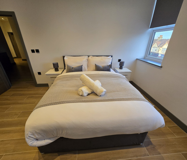 Bedroom 2, Finchley Stylish 1-Bed | Great Location, London